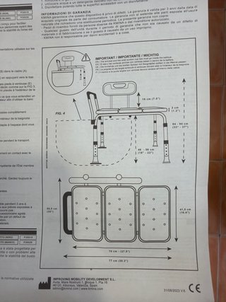PEPE Mobility Silla de Baño P30026