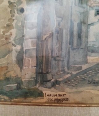 Acquerello Stanley Inchbold, Chaumont