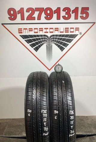 135 70 15 T KUMHO RUEDA PREMIUM YA MONTADA