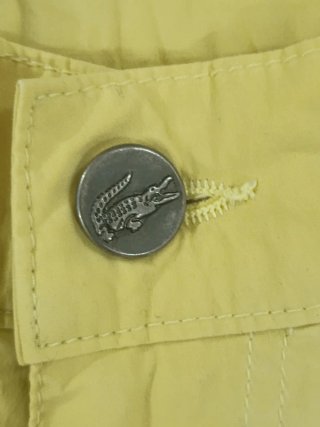 Pantaloni Lacoste Giallo Fluo Tg M
