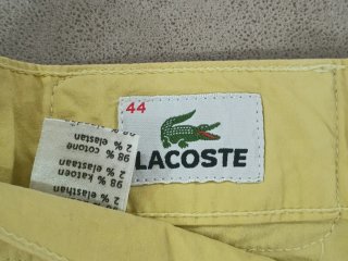Pantaloni Lacoste Giallo Fluo Tg M