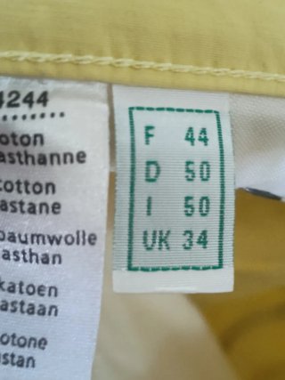 Pantaloni Lacoste Giallo Fluo Tg M