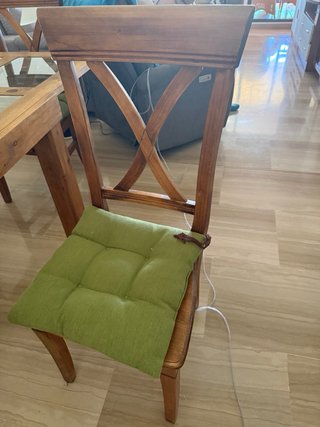 Mesa comedor madera con 4 sillas