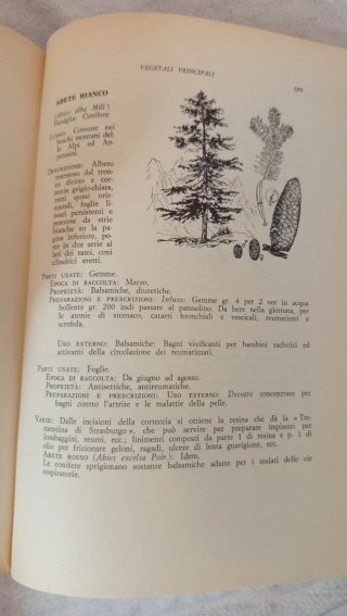 Libro "le piante medicinali"