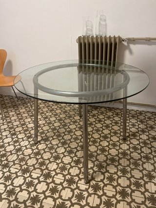Mesa redonda cristal Ikea SALMI