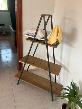 Estantería Industrial Madera y Metal