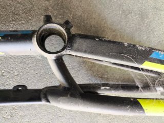 Cuadro PLAY biketrial aluminio, fisura