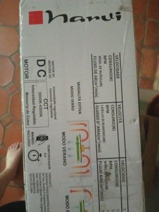 2 Ventilador Hanui Nantes 1749 WH DC Motor