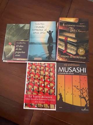 Lote 17 libros: Novela, Historia, Misterio