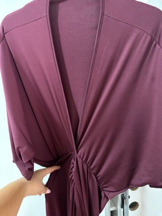Vestido largo evento morado