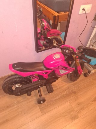 Moto Enduro Infantil Rosa 07
