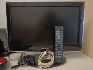 Televisión Samsung Negra de 19 pulgadas