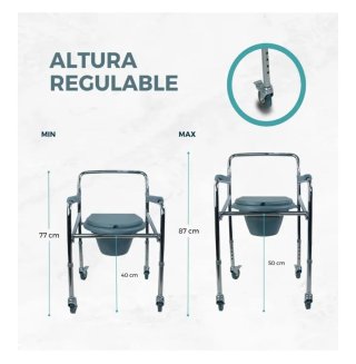 Silla WC Mobiclinic con ruedas