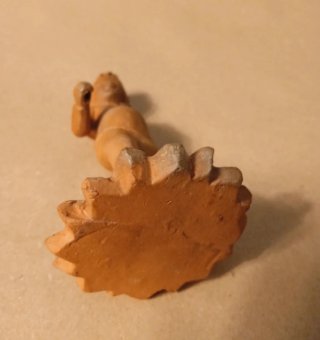 Figura niño terracota años 40/50