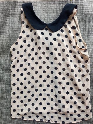 Blusa Pull and Bear cuello bobo floral talla L