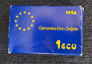 Moneda 1 ECU 1994 Don Quijote
