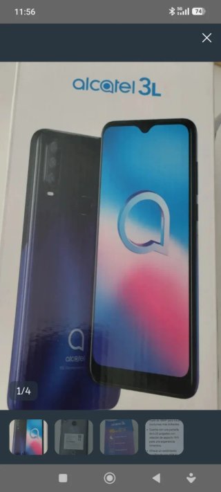 Alcatel 3L Azul/Morado