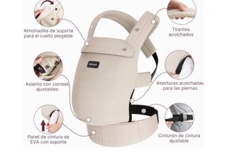 Mochila Porta Bebé Momcozy transpirable