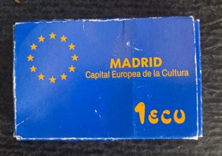 Moneda 1 ECU 1992 España