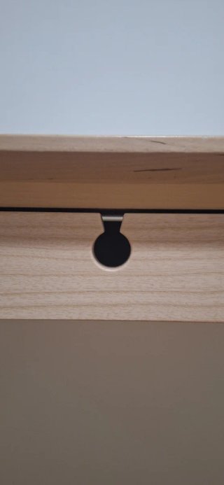 Escritorio Ikea madera claro con cajón