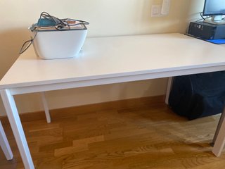 Mesa comedor/cocina/escritorio blanca IKEA