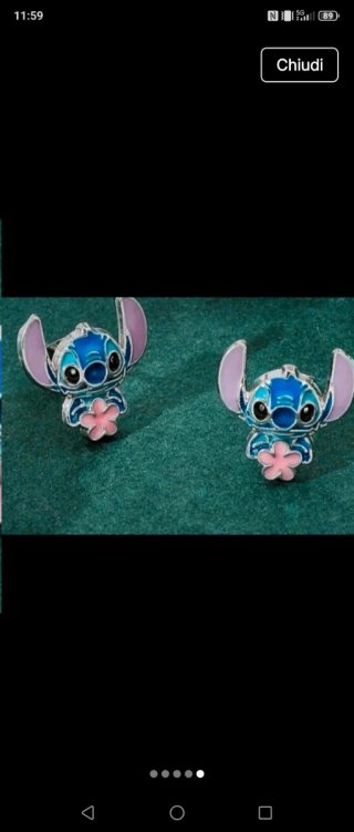 Orecchini Stitch Disney