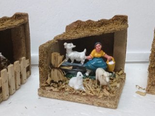 Set Diorama Pastori Presepe
