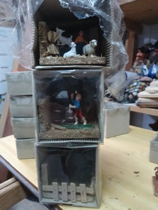 Set Diorama Pastori Presepe