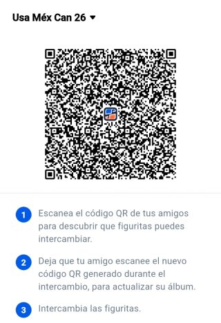 Intercambio de cromos Mundial 2026