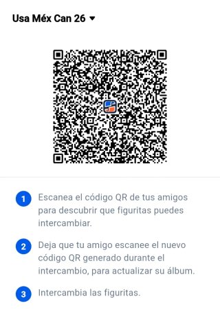 Intercambio de cromos Mundial 2026