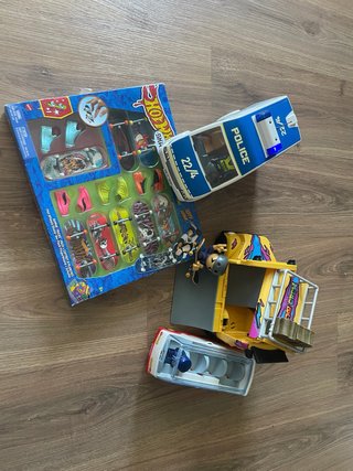 Lote Juguetes: Patinetes, Coche Policía y Camión