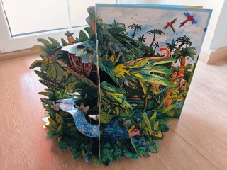 Libro juego La Selva Tropical tipo carrusel
