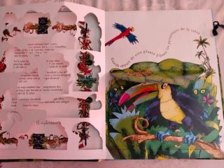 Libro juego La Selva Tropical tipo carrusel