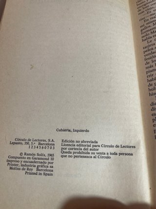Libro novela el canto de la gallina de Ramón Solís