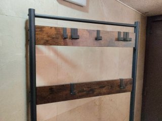Mueble de entrada con banco y zapatero