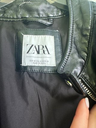 Chaqueta Zara Hombre Talla M Negra