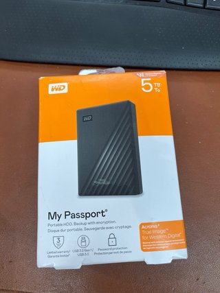 Disco Duro WD 5TB#3F5V27