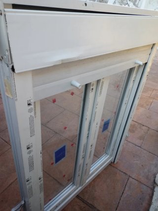 Ventana PVC Doble Hoja