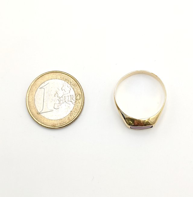Anillo Oro 18k con piedra T-20