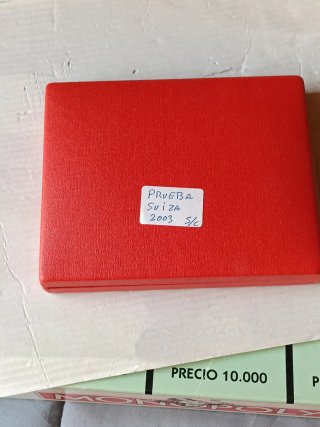 Estuche monedas Suiza 2003
