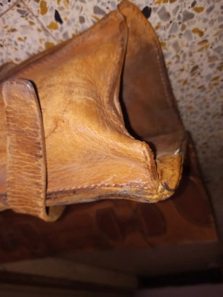 Maletín de cuero marrón para documentos 45X35cm