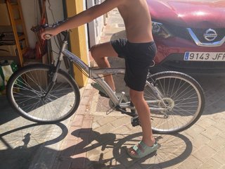 Bicicleta Topbike plegable con marchas