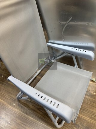 Relaxdays Tumbona Plegable con Reposacabezas