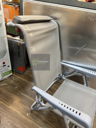 Relaxdays Tumbona Plegable con Reposacabezas
