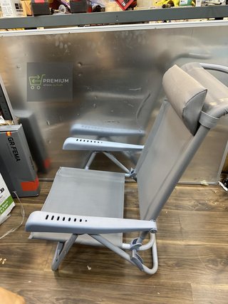 Relaxdays Tumbona Plegable con Reposacabezas
