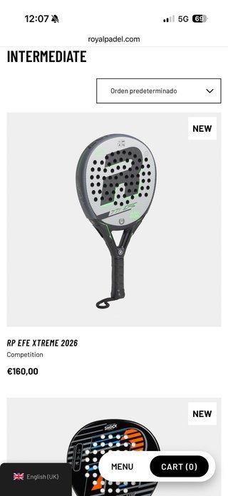 Pala Pádel RP EFE XTREME 2026