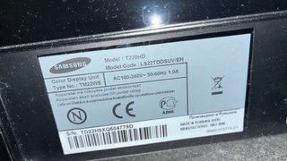Samsung Monitor/TV 22” + Decodificador TDT HD