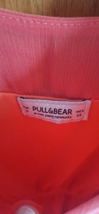 Vestido Pull & Bear Coral