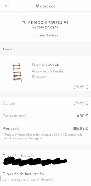 Estantería estilo industrial de madera y metal