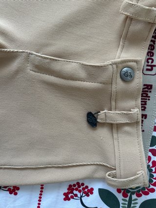 Pantalón equitación niña Beech Talla 8 Beige
